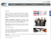 Tablet Screenshot of buhalterija-norvegija.com